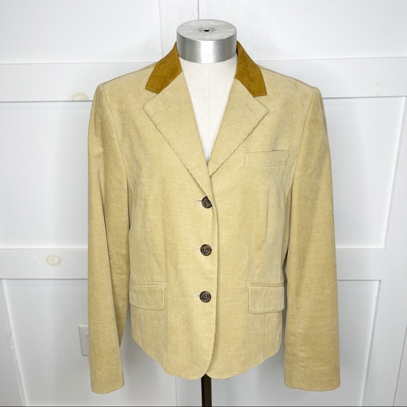 Brooks Brothers Corduroy Blazer Suede Elbow Patch - Picture 1 of 5
